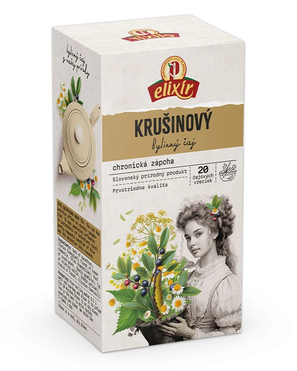 Krušina jelšová - kušinový bylinný čaj na chronickú zápchu