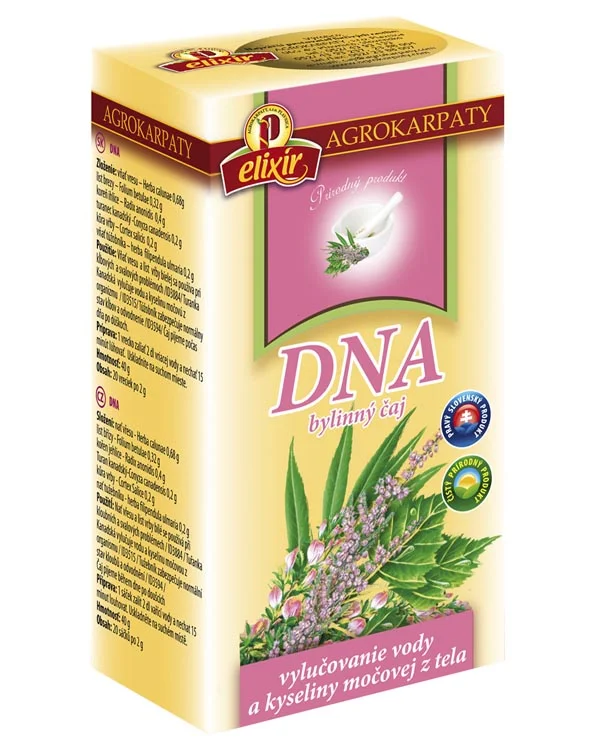 DNA - čaj na dnu