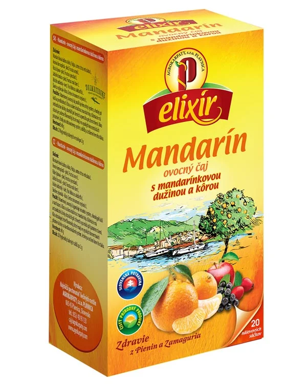Mandarín - ovocný čaj